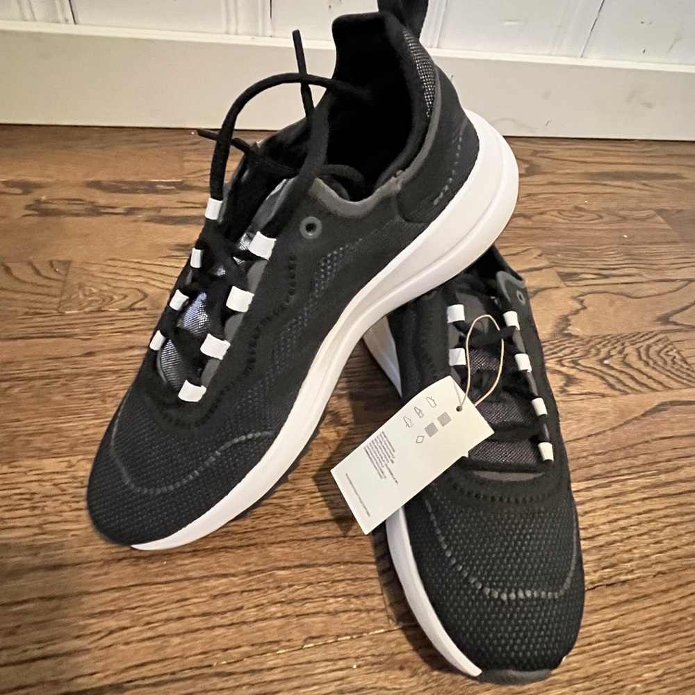 Adidas Black and White Running Shoes